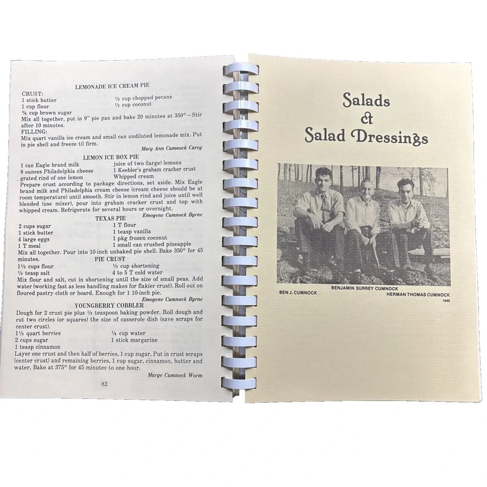 The Clan Bake Cookbook by Herman T Cumnock Family of Little‎ Rock Arkansas Rare